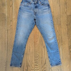 Classic Levi's 501 skinny Blue Denim Jeans